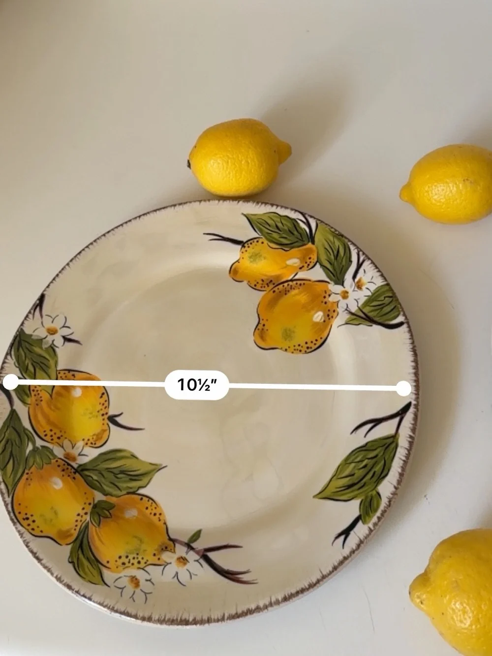Avalon by Pier 1 Lemon plates. Set of 2